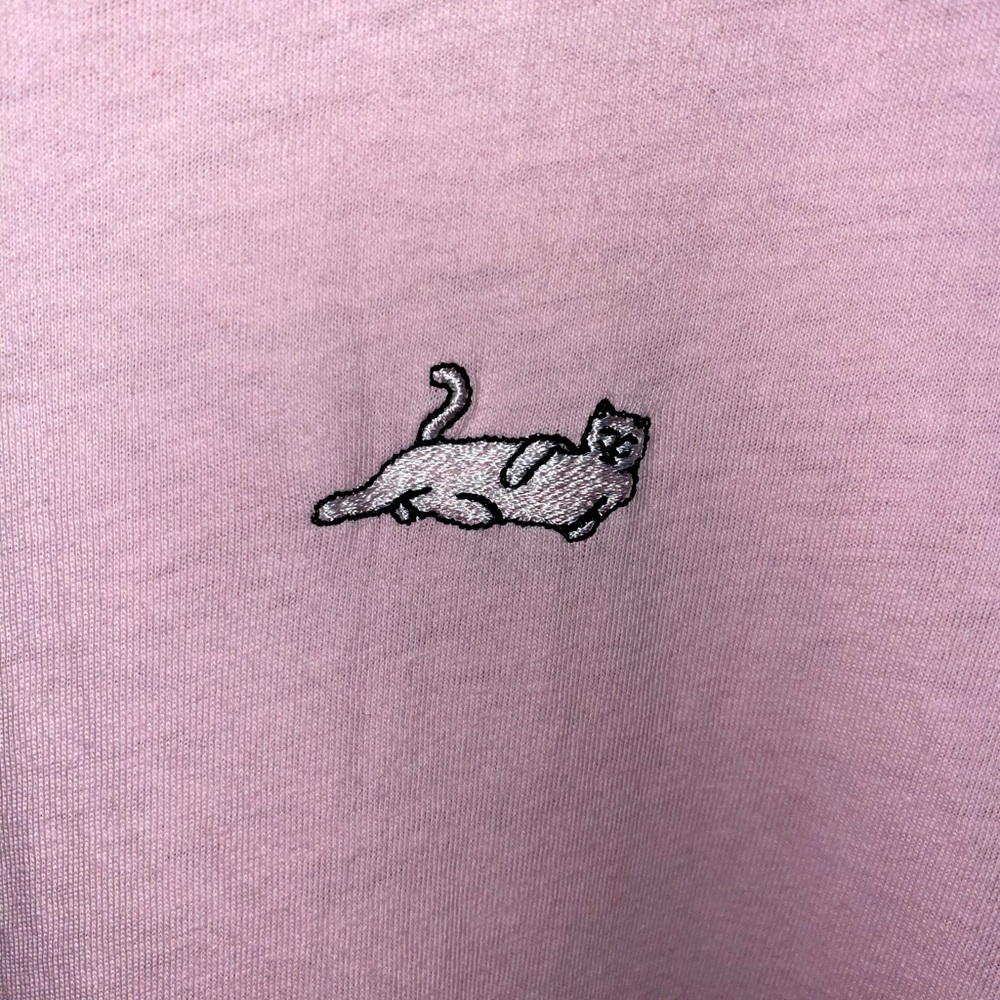RIPNDIP funny cat shirt in pink XL